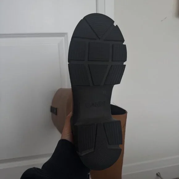 Ganni - Rubber knee-high boots - Picture 4 of 4